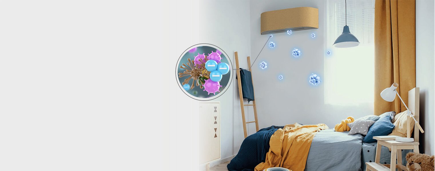 Кондиціонер настінний Inverter, спліт система Toshiba HAORI RAS-10N4KVRG-UA-RAS-10N4AVRG-UA