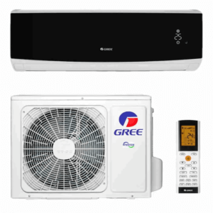 Настінний інверторний кондиціонер, спліт система Gree LOMO Inverter +Wi-fi GWH09QC-K6DND2F Black