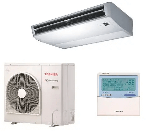 Підлогово стельовий кондиціонер Inverter, сплит система Toshiba RAV- RM56*CT(P)-E/ RAV-GM56*AT(P)-E/ RBC-AMS41E