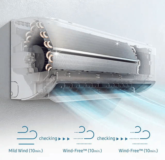 Кондиціонер настінний Inverter, спліт система Samsung GEO ﻿WindFree WiFi Mass AR24BXFAMWKNUA