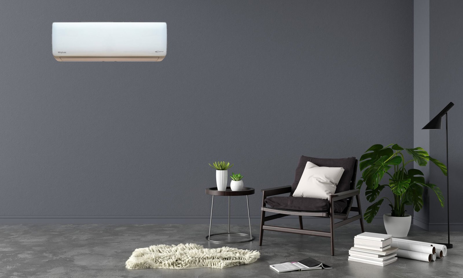 Настінний кондиціонер, спліт система SkyLux Серія Premium Pro Inverter, R32 SKH-12CGR3DI