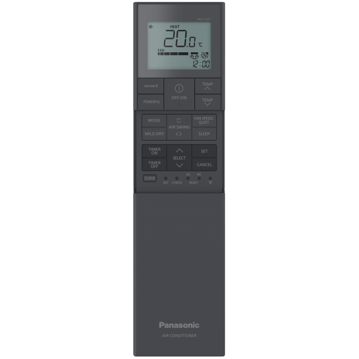 Кондиціонер настінний Inverter, спліт система Panasonic Etherea Black R32 CS-XZ20ZKEW-H/CU-Z20ZKE